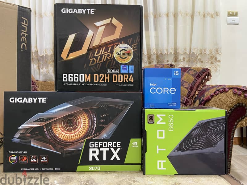 PC, RTX 3070, intel Core i5 1