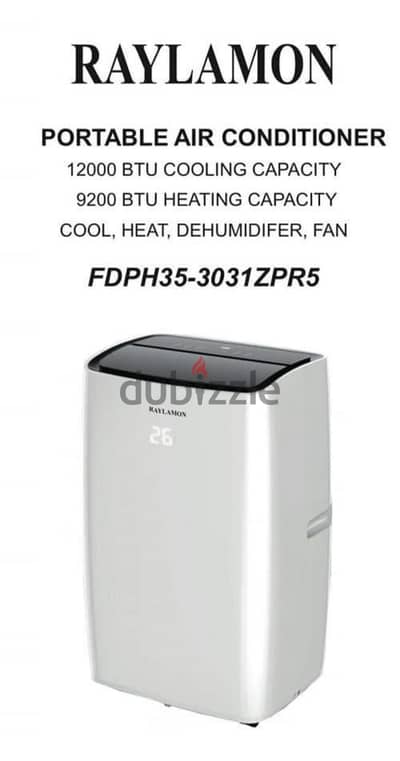 Portable air condition Cool/Heat WiFi 12000 btu used for a week