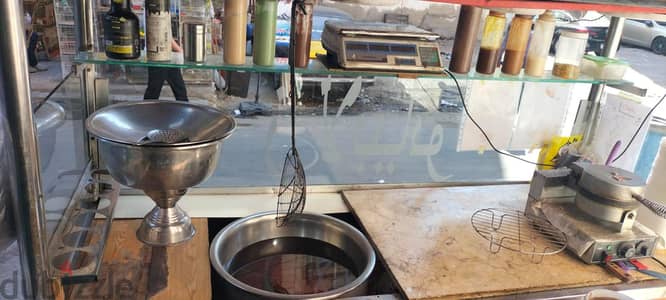 عربية زلابية بمعداتها