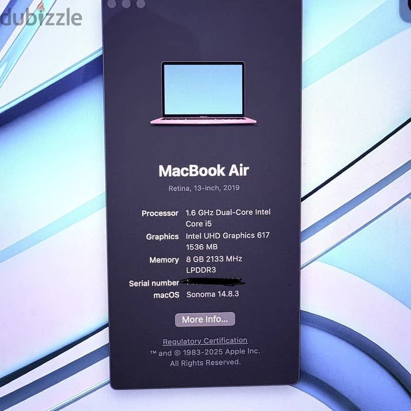 MacBook air 2019 2
