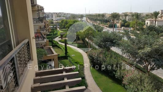 شقة 134م ريسيل استلام فوري متشطبة تطل على الفيلات التو  للبيع في اب تاون كايرو Uptown Cairo