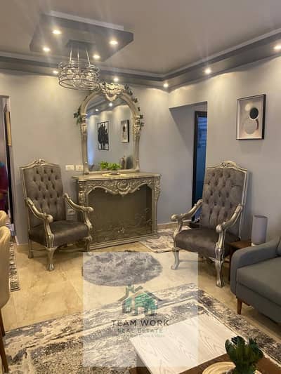 Furnished modern apartment for rent, fully air-conditioned, steps from Saudi and The Gate Mall, ultra-super deluxe