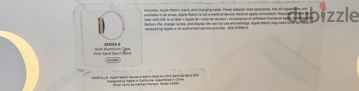 Apple watch 44  gold