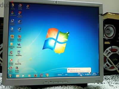 كمبيوتر مكتبي كامل كيسه +شاشه hp+كيبورد للبيع