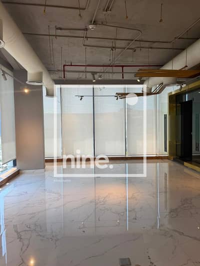 Furnished office for rent, 238 sqm, directly on North 90 Street in the 5th Settlement, New Cairo
