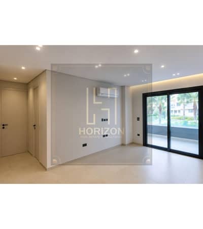 semi furnished apartment with garden 2rooms fisrt use rent Patio Oro New Cairo