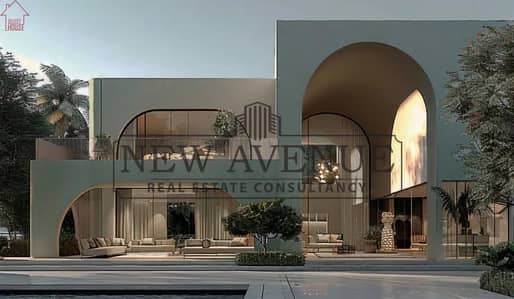 Corner one story Standalone for sale with basement in very prime location full sea view fully finished in Hacienda Heniesh