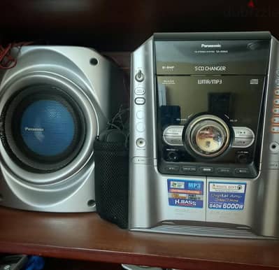hi-fi panasonic 6000W - هاي فاي بانسونيك مع ٣ سماعات