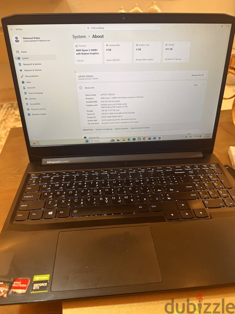 Lenovo Ipeapad gaming 3 3