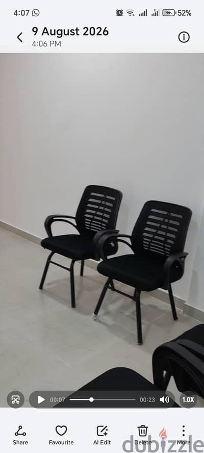 ٥ كراسى مكاتب جديده للبيع
