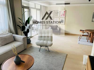 Distinct apartment for rent in Cairo Festival City | 210m + 70m garden | 3 bedrooms
