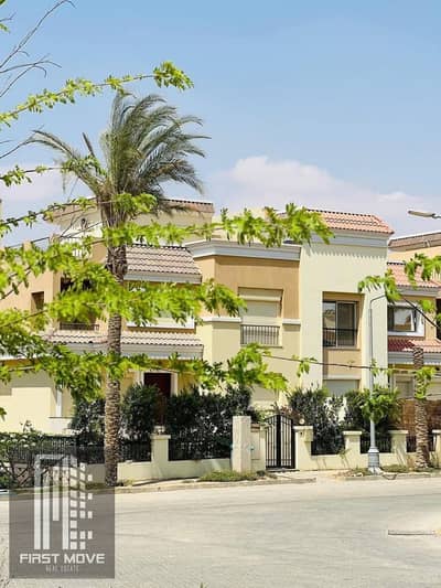 Villa for sale with a 54% discount, walled compound with Madinaty in Saray, near Madinaty Misr. Delivery in 1.5 years, minutes from the airport.