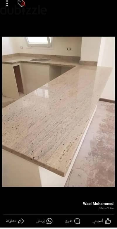 فنى ديكورات رخام وجرانيت ووحدات ومطابخ خشب والمونتال