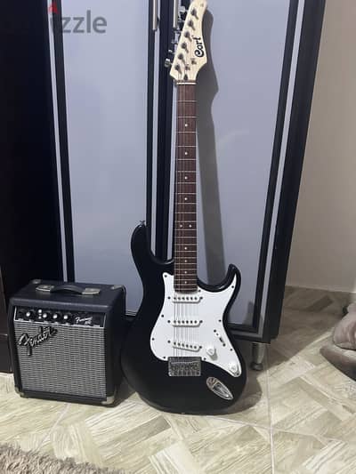 Cort g100 + fender frontman 10g