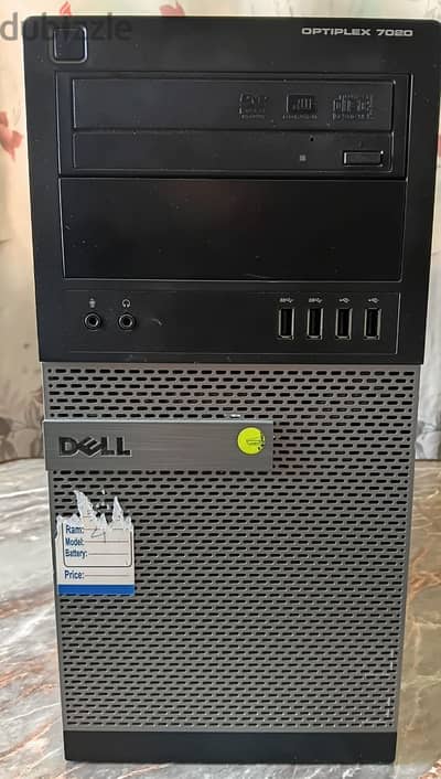 جهاز جيل رابع DELL 7020_i7-4770_16gb_RX 460 2GB