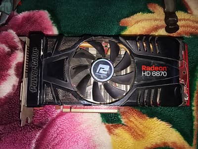 كرت شاشه اتنين جيجا ddr5 graphic card amd radeon hd 6870 1gb ddr5