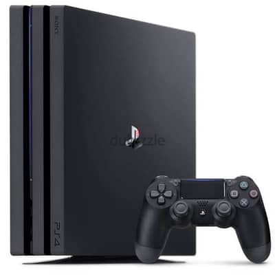 PS4 with controller