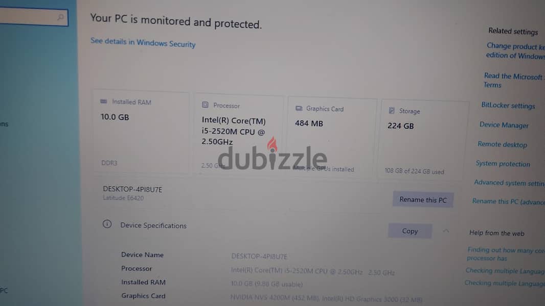 Laptop dell 3