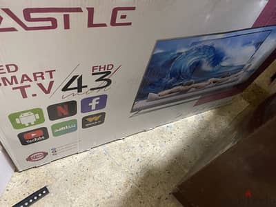 شاشه سمارت جديدة 43 للبيع