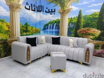 ركنه بابلز -ركنه مقاس 220*270 -ركنه قماش كتان
