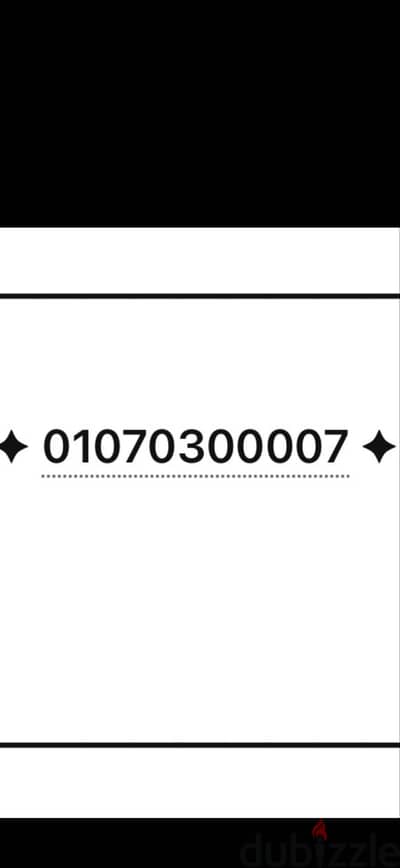 *01070300007*