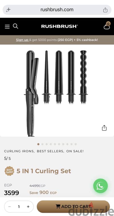 Rush Brush Curling Set