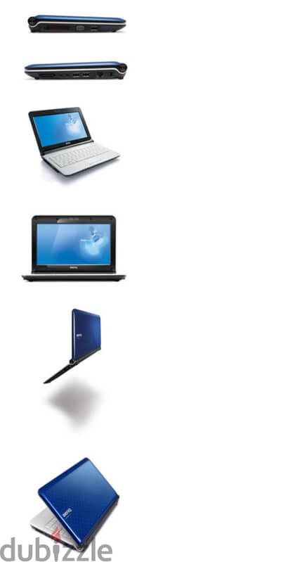 لاب توب Benq لون ازرق وكيبورد ابيض