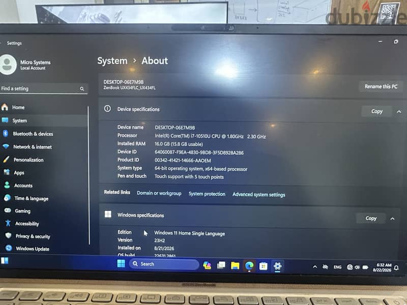 Asus zenbook 14 1