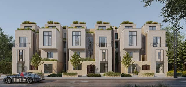 Duplex photo at the top of a hill in Sheikh Zayed next to Beverly Hills