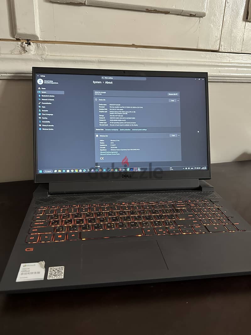 Laptop dell g15 2