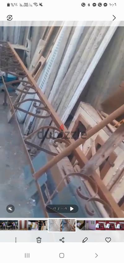 للبيع ثوار  بلكونه حديد يتروح طوله  ٥م او اكتر
