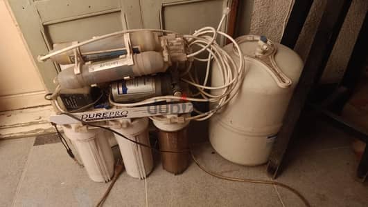 فلتر ٧ مراحل  + ٣ شمعات جداد
