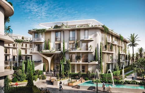Apartment 173m finished in Compound Calma Sheikh Zayed with installment minutes from Hyper One Al Thawra Al Khadra near Compound Koi coy Calma Zayed
