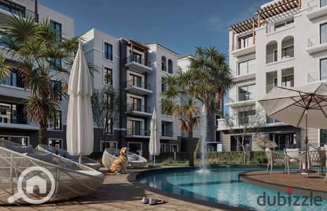 Apartment 108m in Al Thawra Al Khadra, Genista Compound, next to Al Rabwah Compound and Al Ahly Club, Sheikh Zayed, on installment without interest GENISTA COMPOUND elsheikh zayed