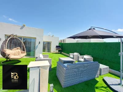 جونيور شاليه مفروش بالكامل برووف للبيع في هاسيندا باي - تشطيب راقٍ وموقع مميز و بدون اوفر!