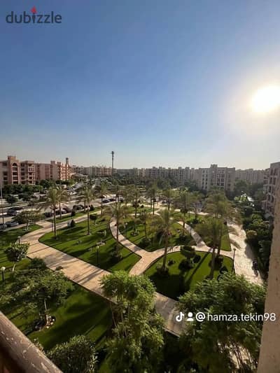 For rent, an apartment with an area of 221 sqm in Al Rehab, Garden view