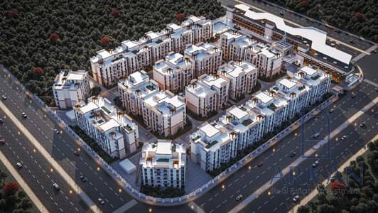 Own a 142m² apartment + 84m² garden with only a 15% down payment in Al Nawadi Street, Hadayek October.