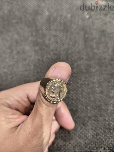 خاتم عملة الملكة ڤيكتوريا من سنة ١٨٨٠  Victoria Coin Ring 1880