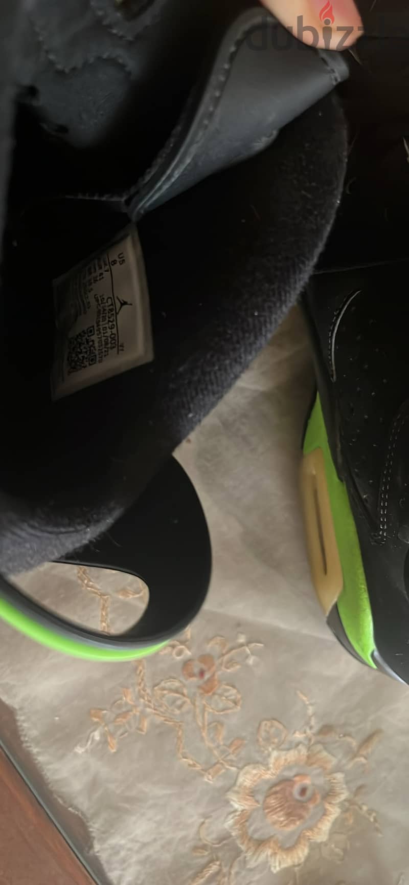 Jordan 6 retro electric green 3
