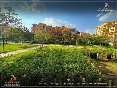 Ground-floor apartment with a garden for sale in Madinaty’s prime B1 phase (Model 700); area: 300 sqm + 65 sqm garden.