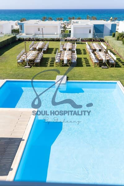 Full sea view furnished standalone villa with private pool for sale in Fouka Bay