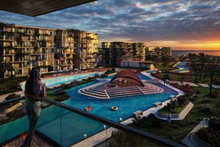 Hotel Studio for Sale, 60 sq m, North Coast (Under Hilton Hotel Management - Near the Coast, KM 58 - Sea Road - Down Payment 280,000 EGP)