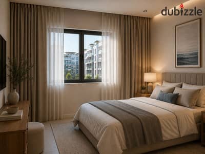Ground floor apartment 173m in Jazal Sheikh Zayed | 3 rooms | 5% down payment and 8 years installment