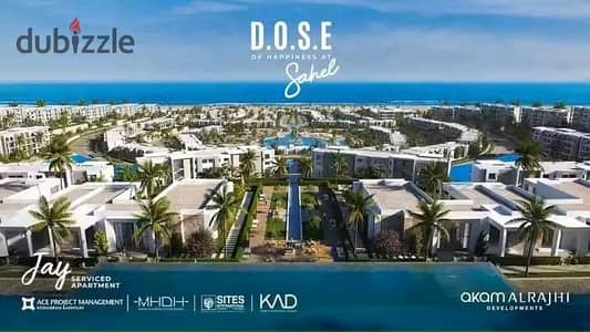 Fully finished chalet with ACs for sale up to 30% discount next Waterway SeaZen La Vista Bay mins D-Bay Southmed Amwaj