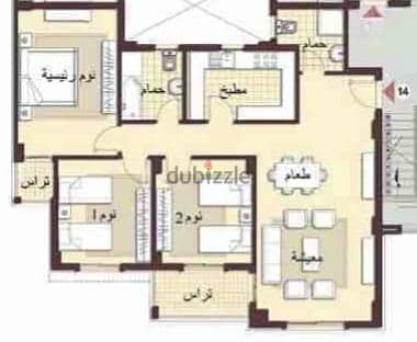 للبيع شقه 124 م بمدينتي. b6من المالك بدون عموله أنا المالك