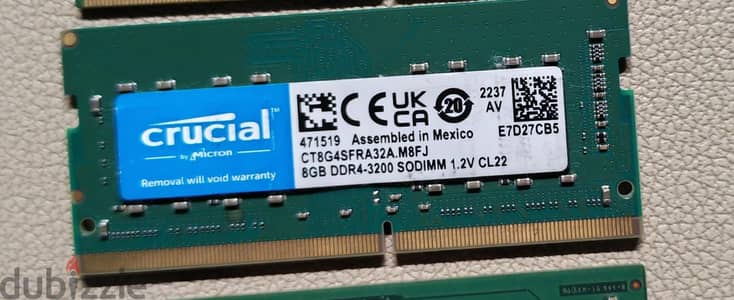 Ram 8 GB DDR4 Laptop