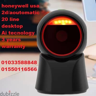 سكانر قارئ ماسح باركود 20 شعاع ليزر ضوئى  scanner honeywell امريكى
