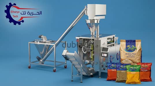 ماكينه تعبئة بودرات اتوماتيك استانلس