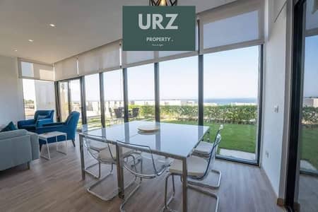 For sale in Solare from Misr Italia a ground floor chalet with a garden, the best location in Ras El Hekma directly next to Mountain View