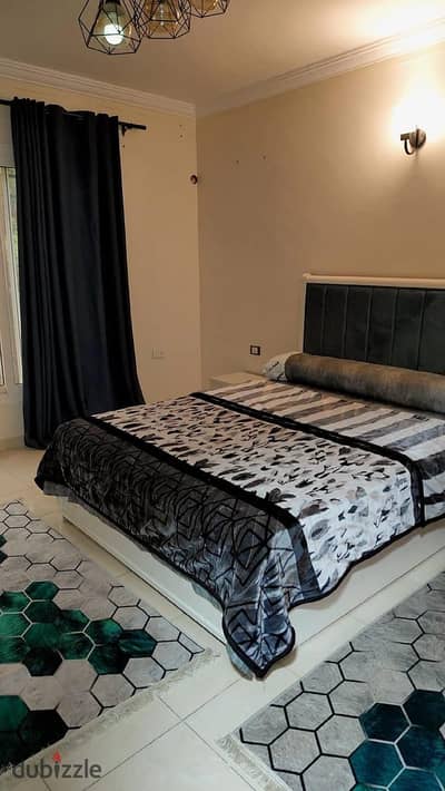For rent: Furnished ground-floor unit with a private garden in Madinaty, B6.